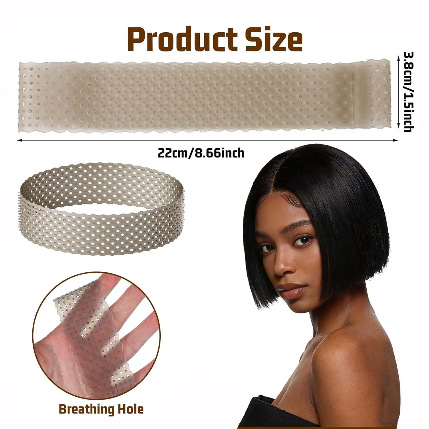 Yeni nefes alan peruk tutucu b - Silicone Band Women incelemesi ve fiyatı