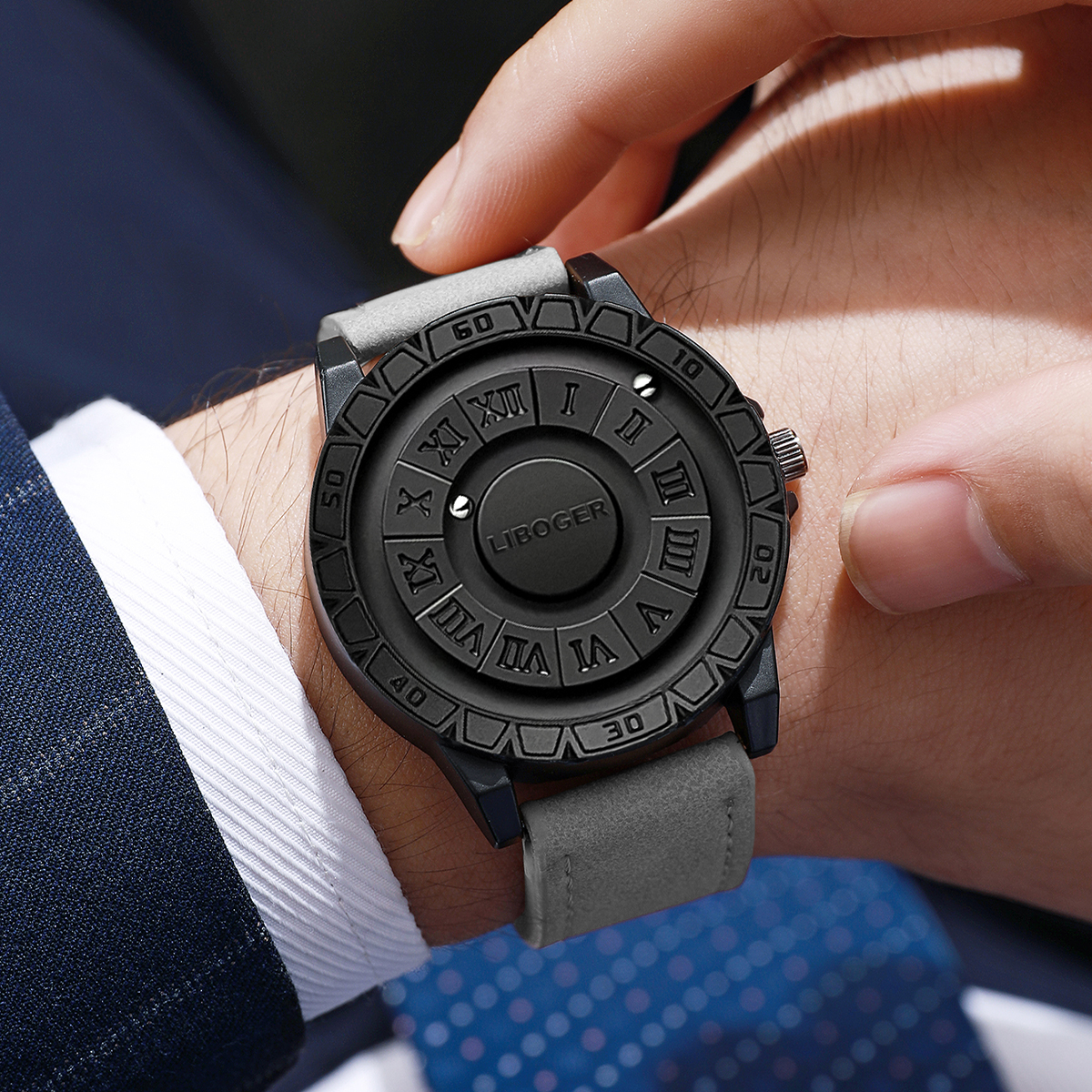 Lüks Manyetik Süspansiyon Erke - Leather Watch Band Men incelemesi ve fiyatı