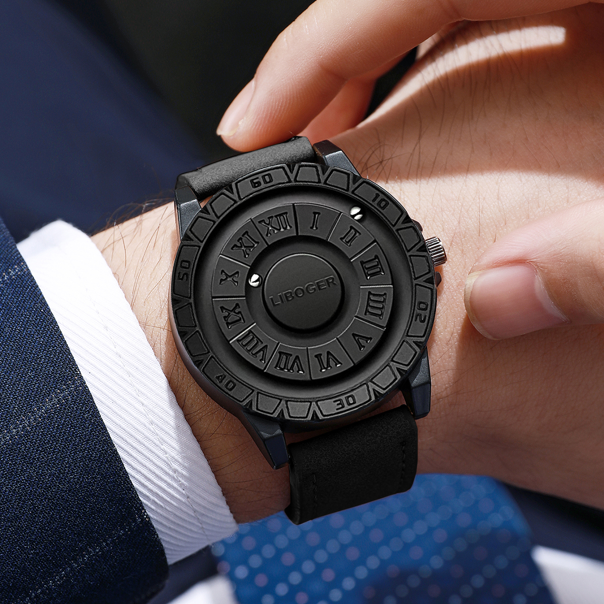 Lüks Manyetik Süspansiyon Erke - Leather Watch Band Men incelemesi ve fiyatı