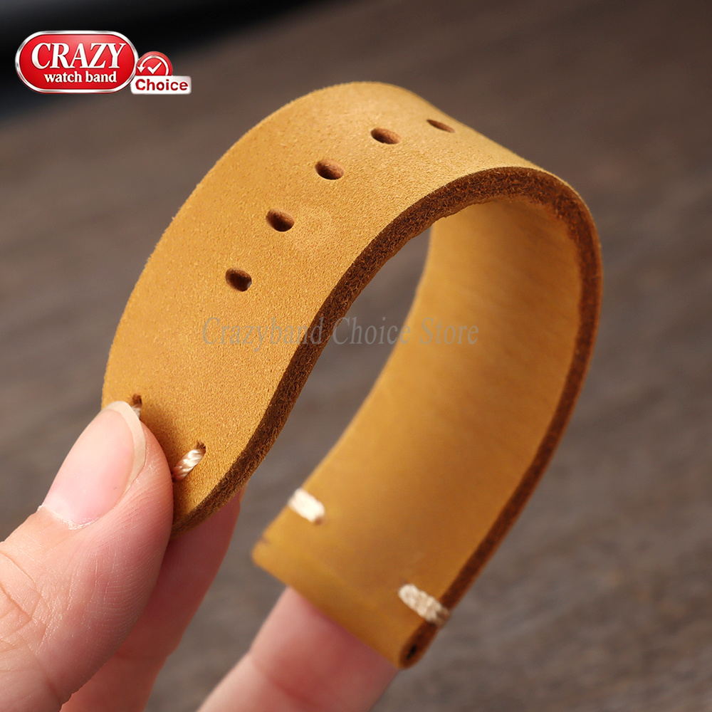 El yapımı Sığır Derisi saat ka - Suede Strap Watch incelemesi ve fiyatı