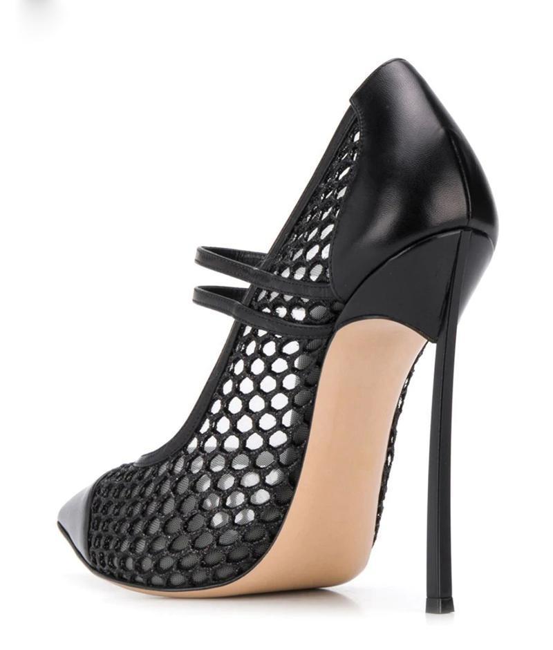 Seksi Fileli Patchwork Sivri B - Mesh Strap Metal incelemesi ve fiyatı