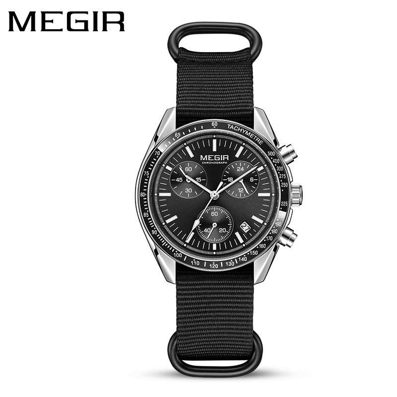 MEGIR 2247 Yeni Lüks Erkek Saa - Canvas Strap Watch incelemesi ve fiyatı