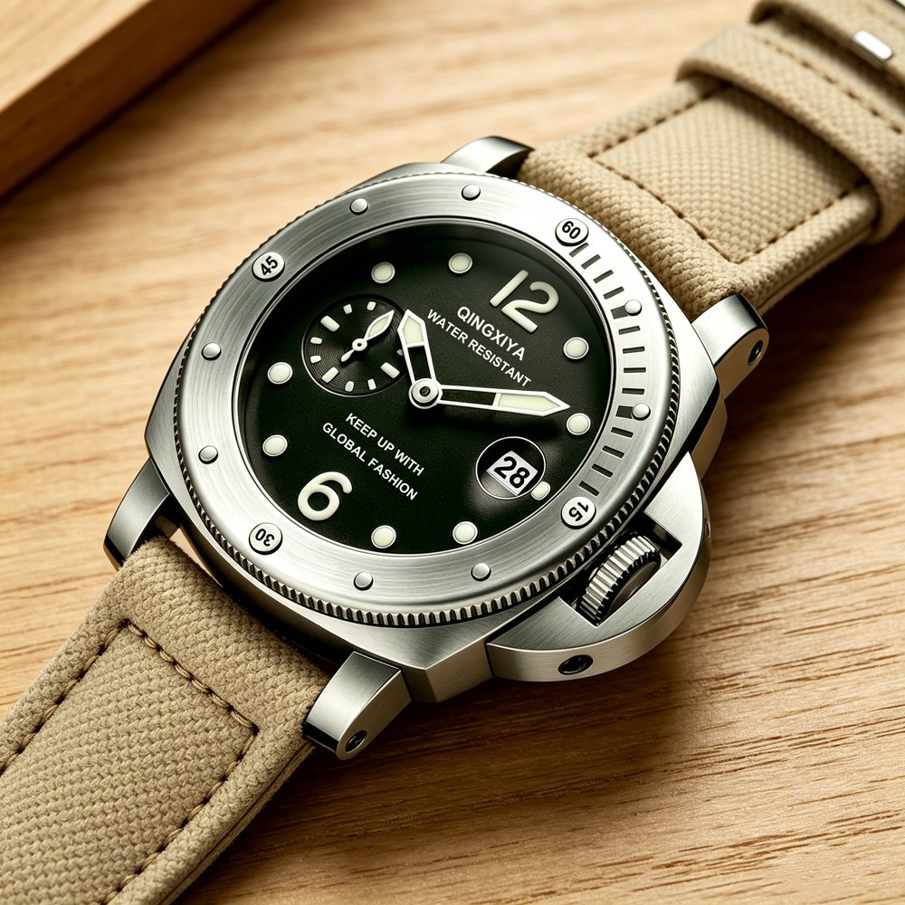 QINGXIYA Spor Kanvas Kayış Erk - Canvas Strap Watch incelemesi ve fiyatı