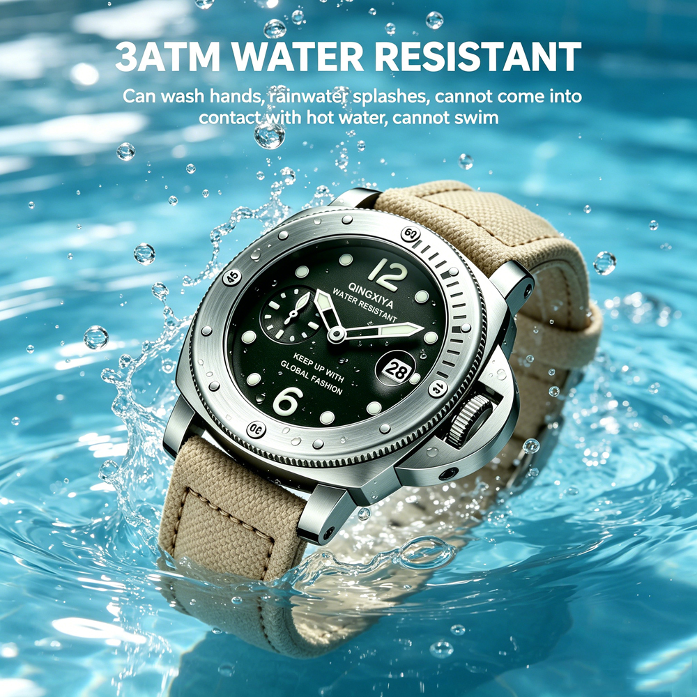 QINGXIYA Spor Kanvas Kayış Erk - Canvas Strap Watch incelemesi ve fiyatı