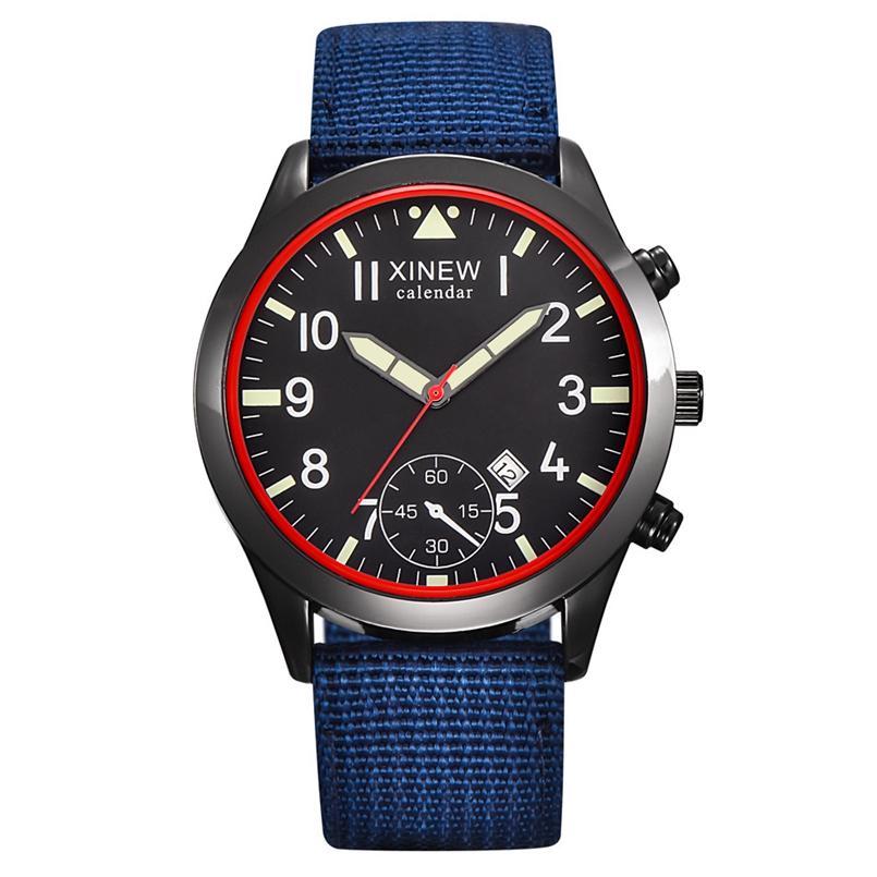 2020 XINEW saatler erkekler mo - Canvas Strap Watch incelemesi ve fiyatı