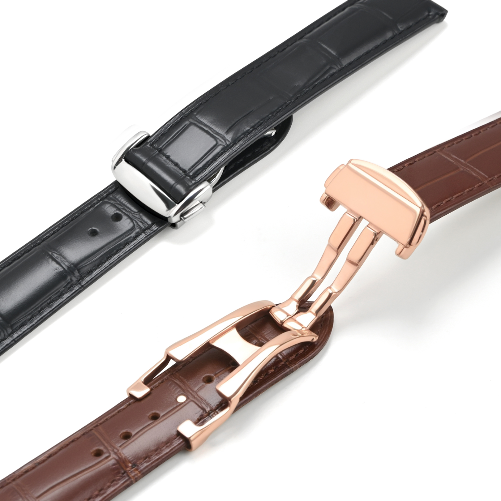 16 18 20mm Paslanmaz Çelik Dağ - Butterfly Clasp Deployant incelemesi ve fiyatı