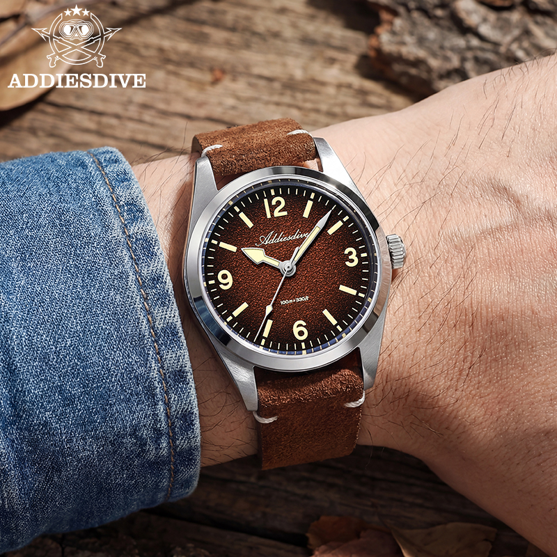 ADDIESDIVE Japonya 2035 Süper  - Suede Strap Watch incelemesi ve fiyatı