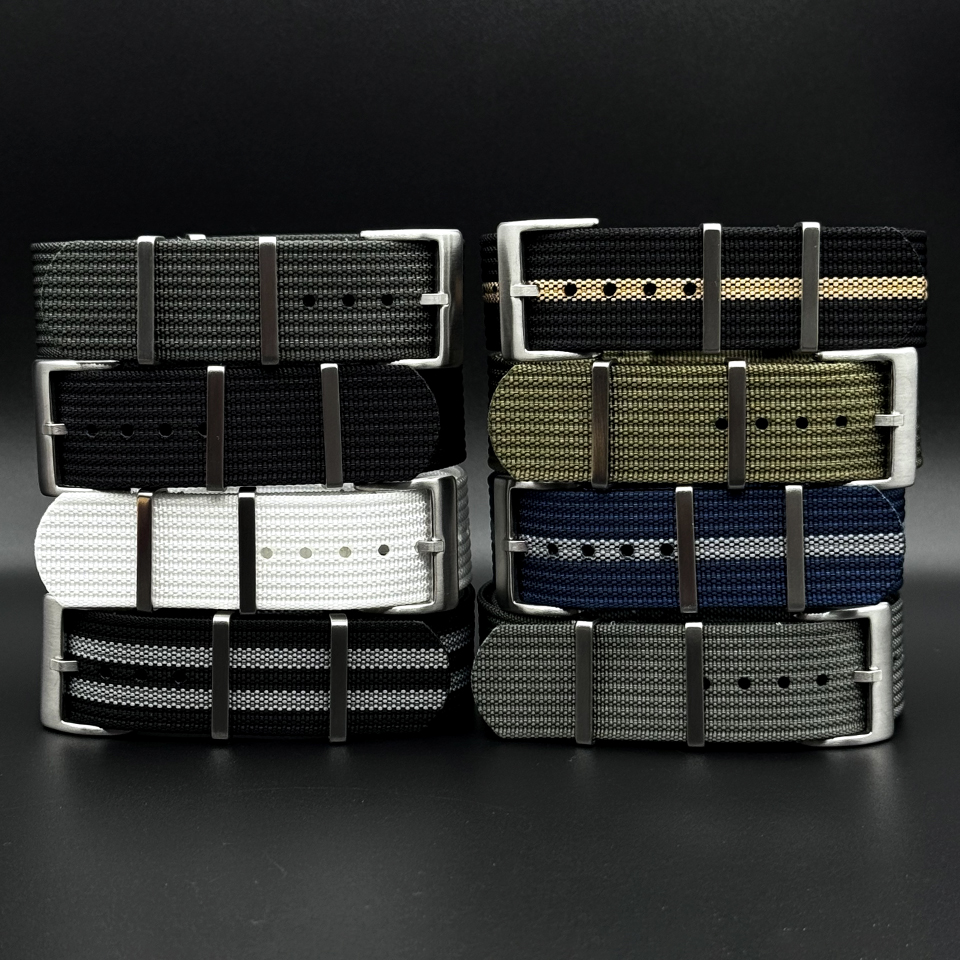 Ordu Bond Siyah Beyaz Gri renk - Nato Strap Nylon incelemesi ve fiyatı