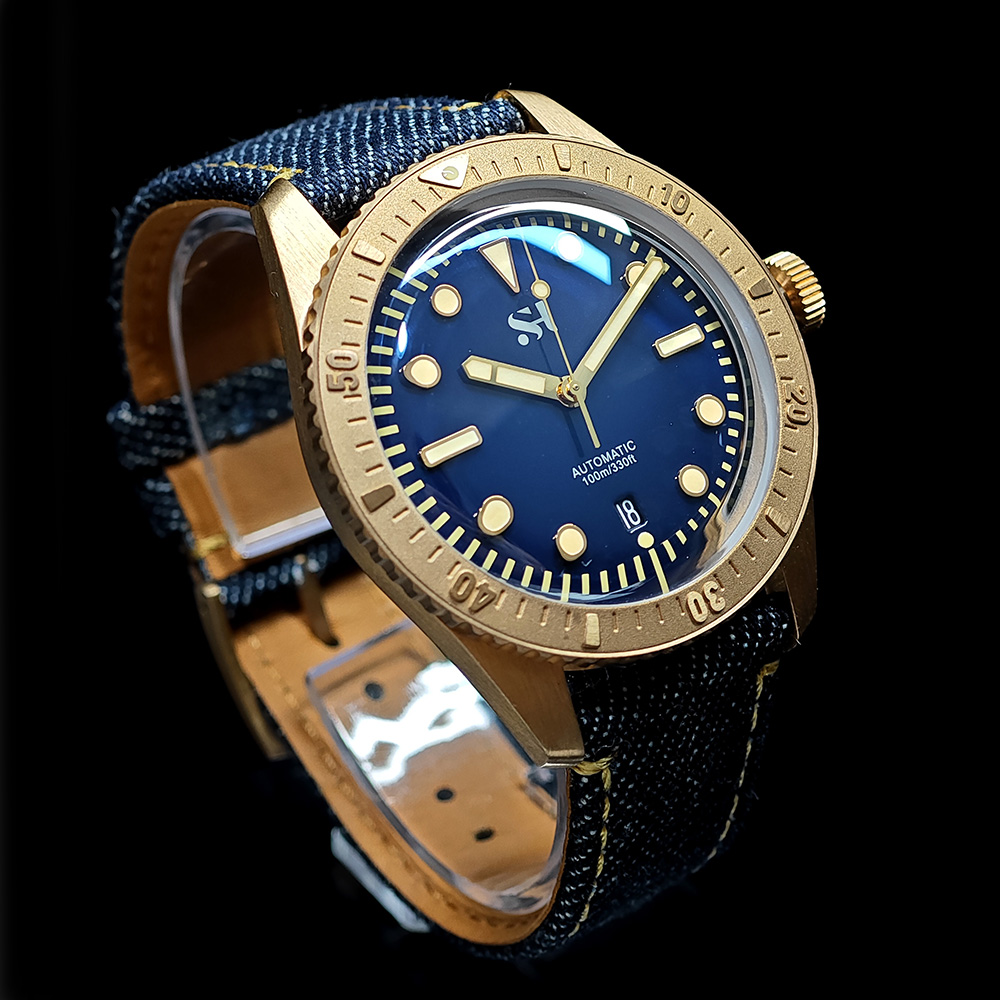 42mm bronz erkek izle mekanik  - Canvas Strap Watch incelemesi ve fiyatı