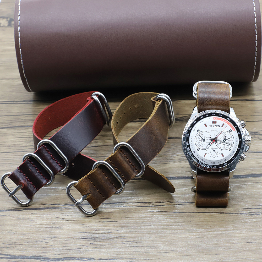 Hakiki Deri saat kayışı 18mm 2 - Nato Strap Nylon incelemesi ve fiyatı