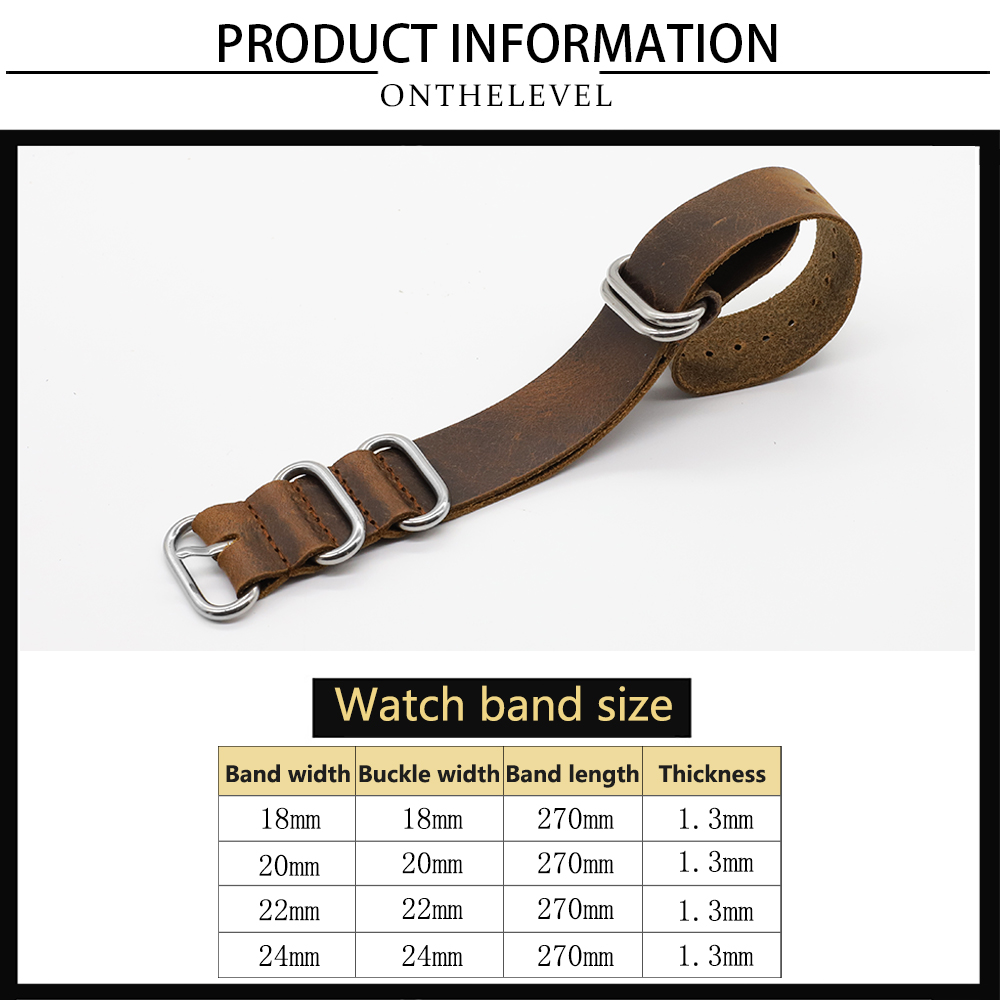 Hakiki Deri saat kayışı 18mm 2 - Nato Strap Nylon incelemesi ve fiyatı