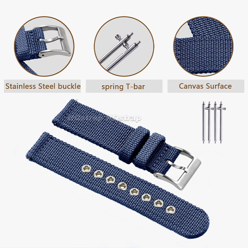 Naylon Kayış 18mm 20mm 22mm Ba - Nato Strap Nylon incelemesi ve fiyatı