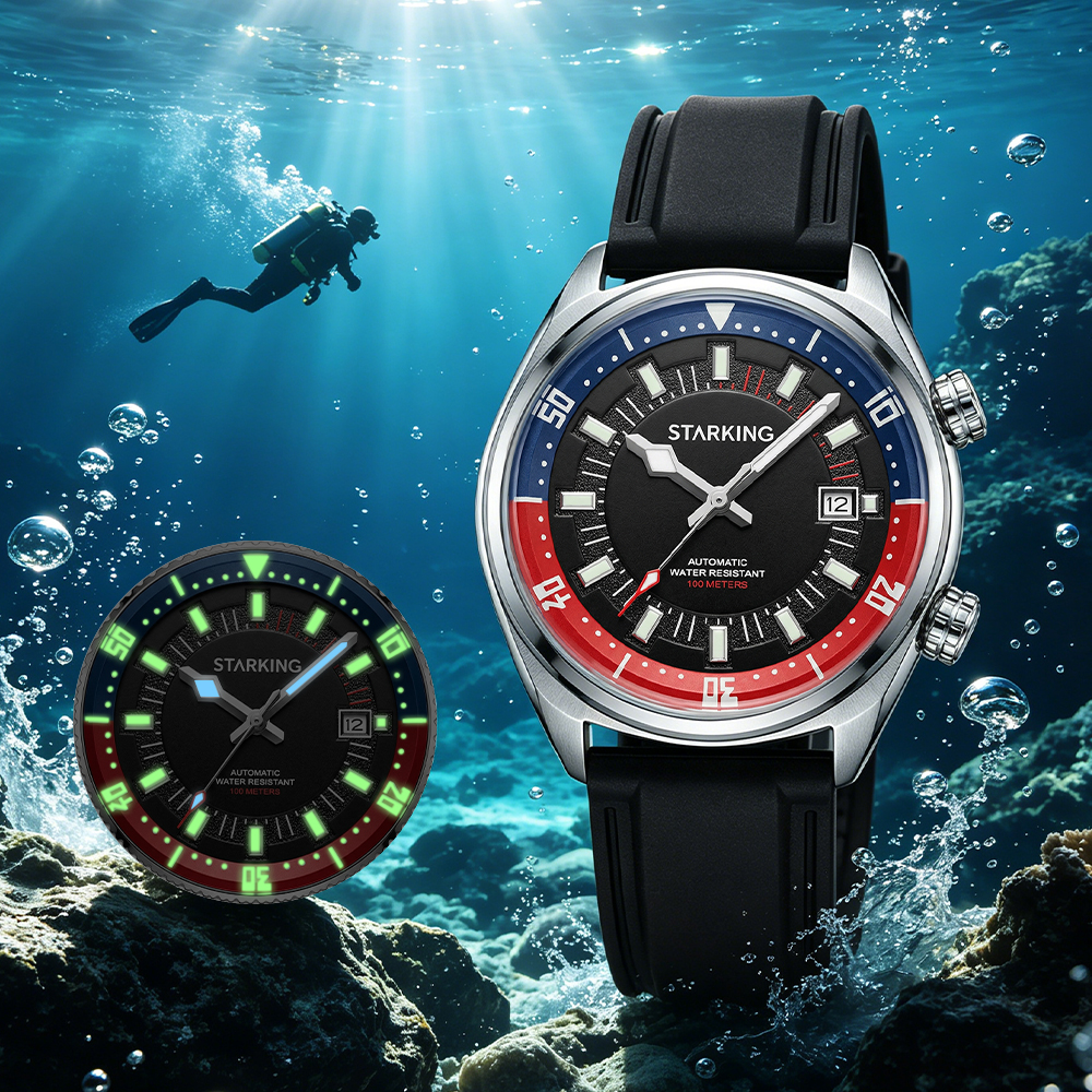 STARKING erkek Otomatik 8215 D - Rubber Strap Diver incelemesi ve fiyatı