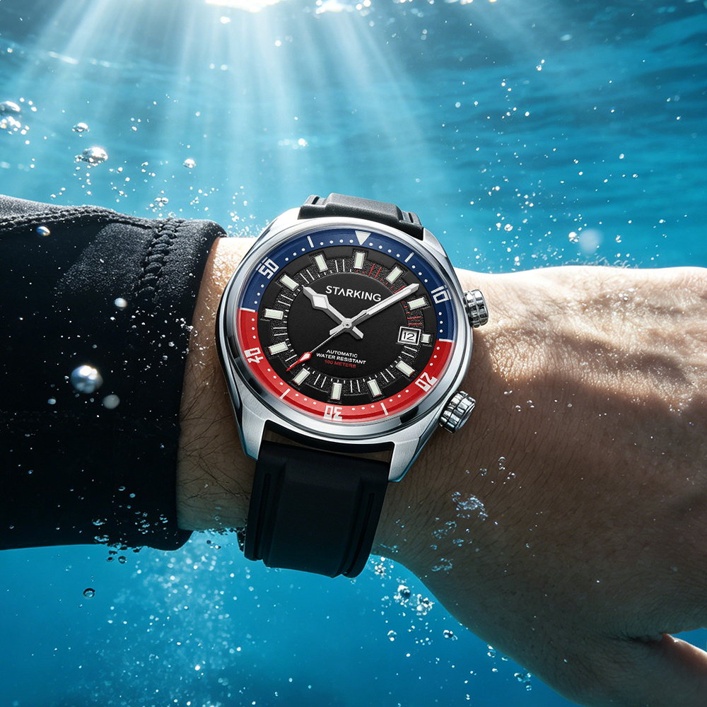 STARKING erkek Otomatik 8215 D - Rubber Strap Diver incelemesi ve fiyatı
