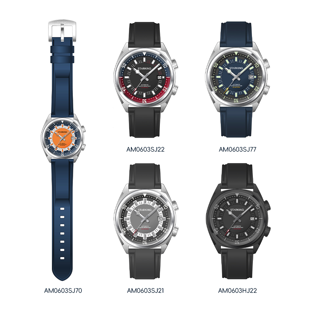 STARKING erkek Otomatik 8215 D - Rubber Strap Diver incelemesi ve fiyatı