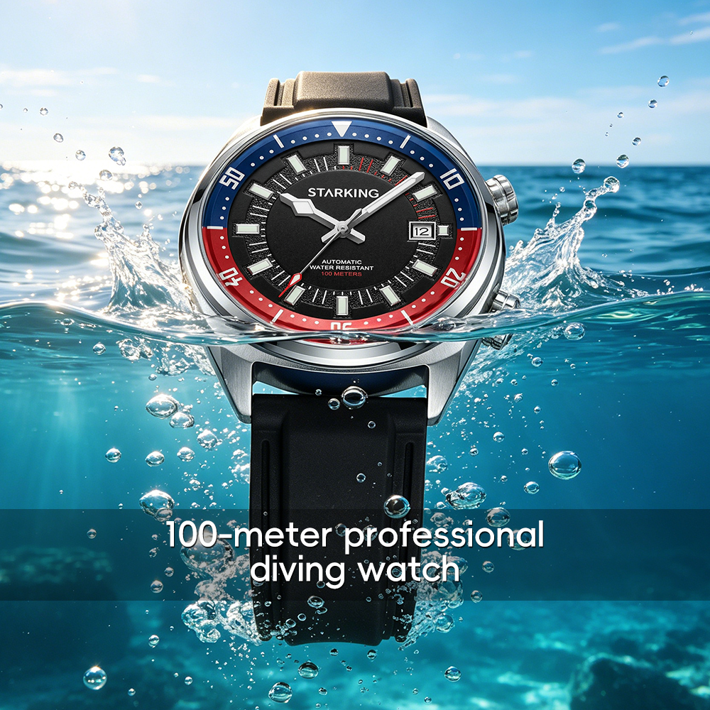 STARKING erkek Otomatik 8215 D - Rubber Strap Diver incelemesi ve fiyatı