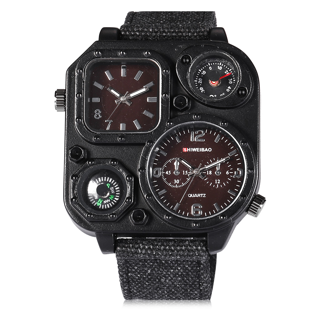 Kuvars Erkek Saatler Top Marka - Canvas Strap Watch incelemesi ve fiyatı