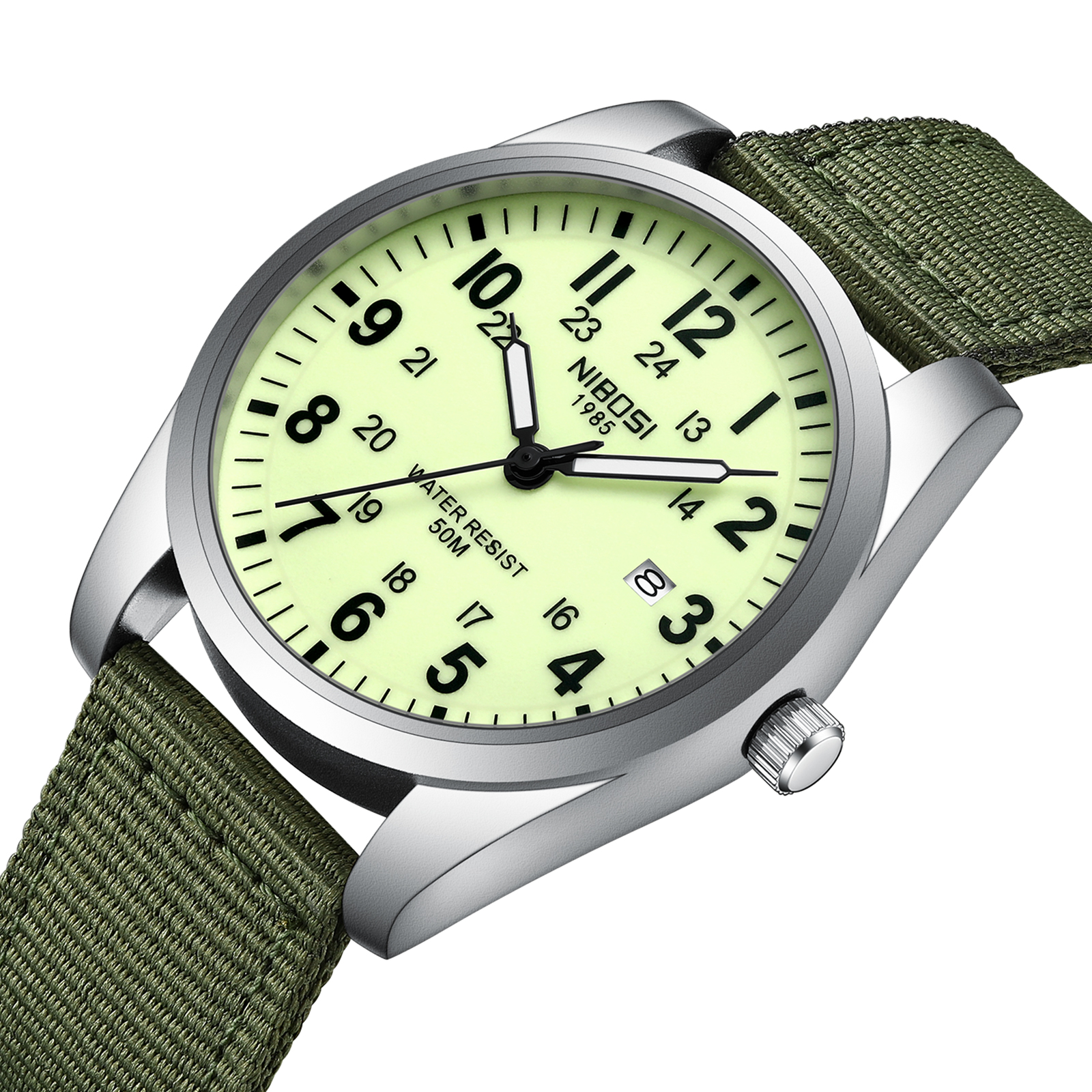 NIBOSI Erkek Saatler Analog As - Tropic Strap Vintage incelemesi ve fiyatı