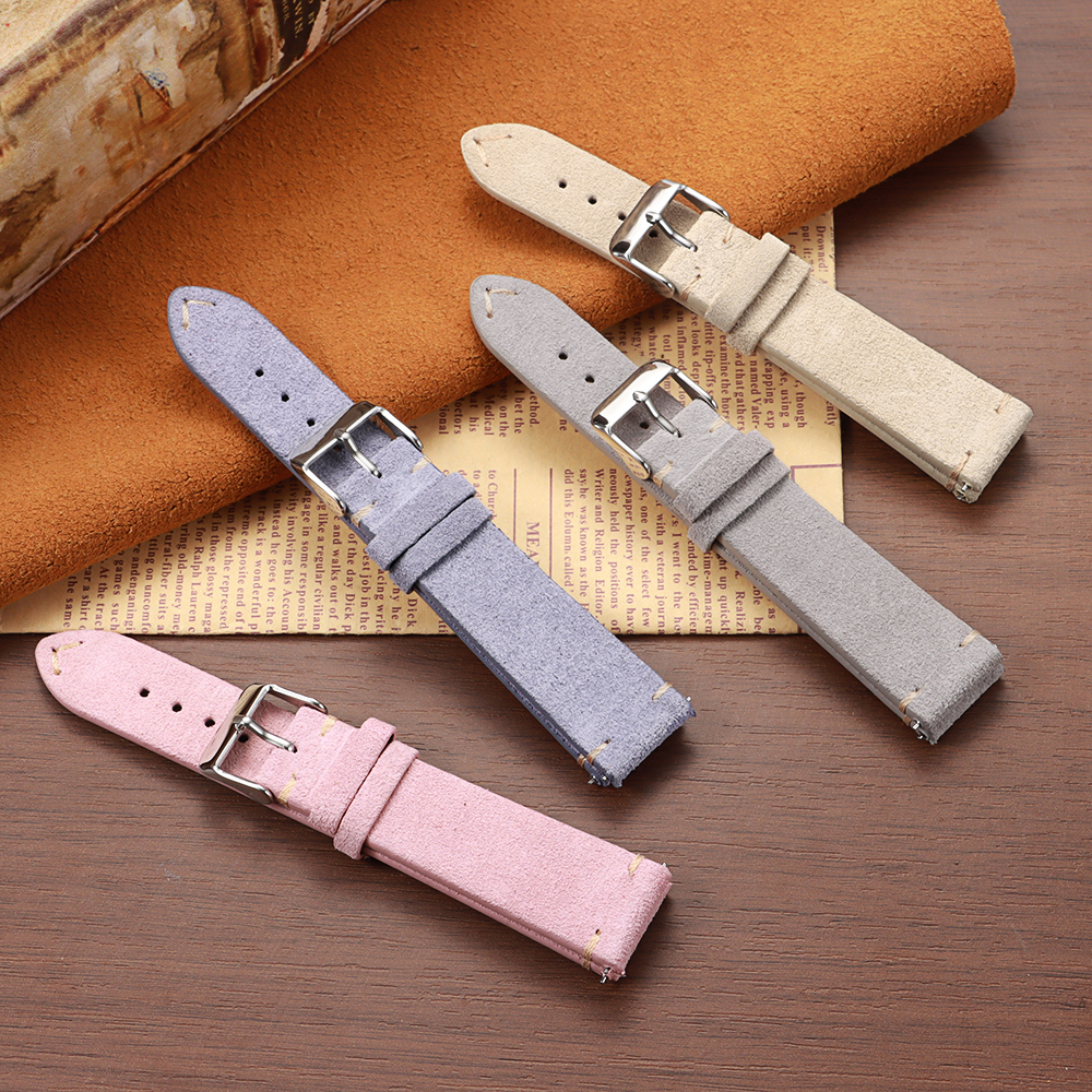 14 16 18 19 20 21 22mm Hızlı Ç - Suede Strap Watch incelemesi ve fiyatı