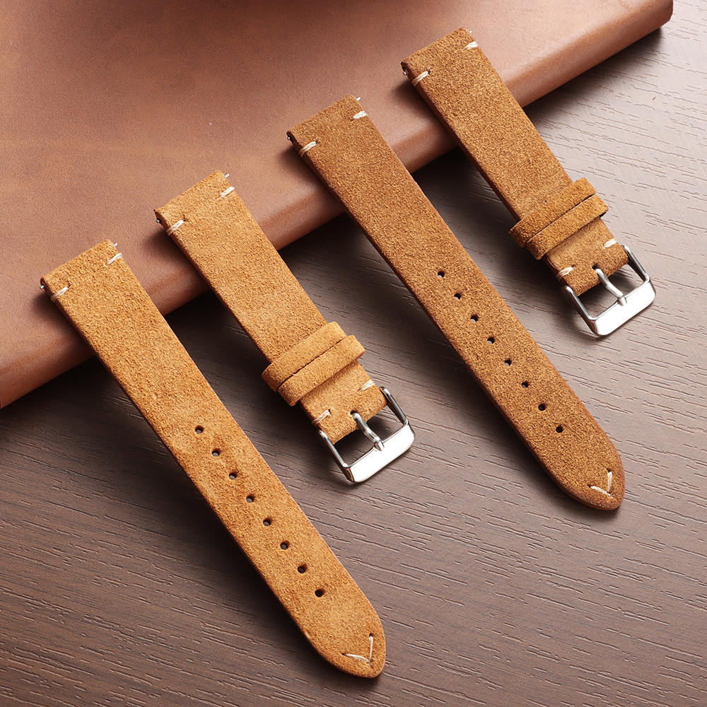 14 16 18 19 20 21 22mm Hızlı Ç - Suede Strap Watch incelemesi ve fiyatı