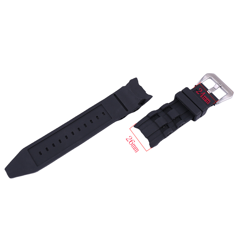 26mm Siyah Silikon Kauçuk saat - Rubber Strap Diver incelemesi ve fiyatı