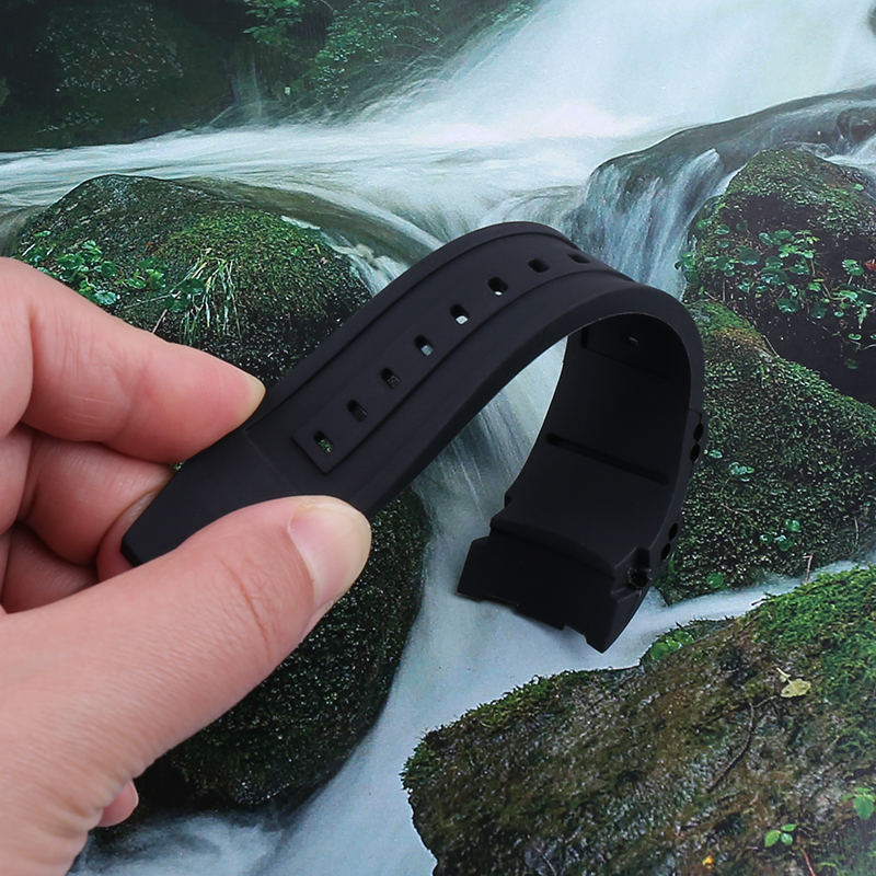 26mm Siyah Silikon Kauçuk saat - Rubber Strap Diver incelemesi ve fiyatı