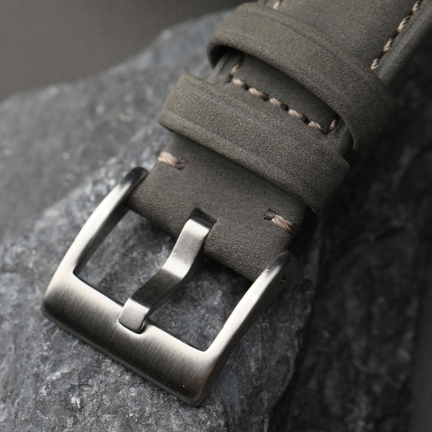 El yapımı gri hakiki deri kayı - Suede Strap Watch incelemesi ve fiyatı