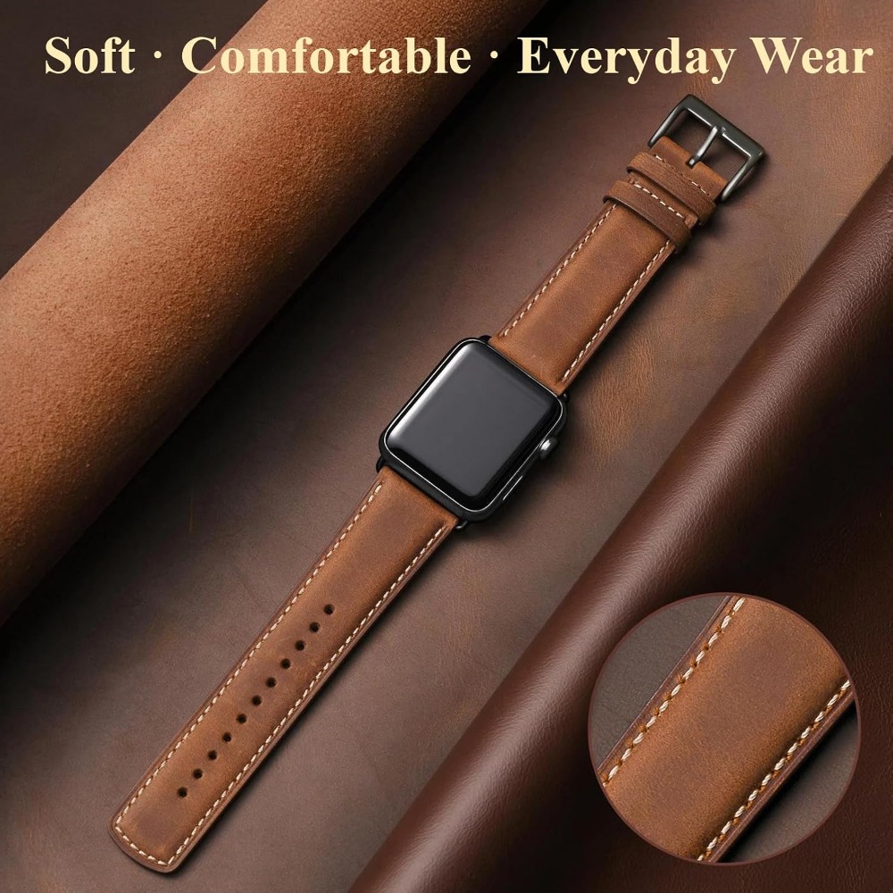 Erkekler ve Kadınlar için Appl - Leather Watch Band Men incelemesi ve fiyatı
