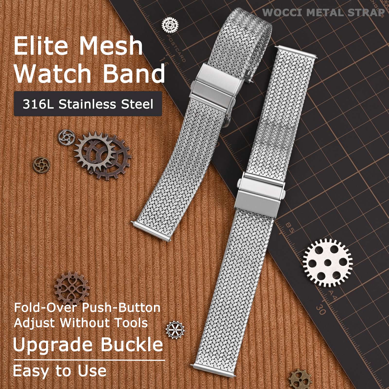 WOCCI Elite Metal Saat Kordonu - Mesh Strap Metal incelemesi ve fiyatı