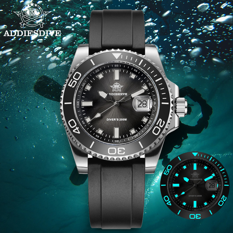 ADDIESDIVE 2115 Kuvars Dalış S - Rubber Strap Diver incelemesi ve fiyatı