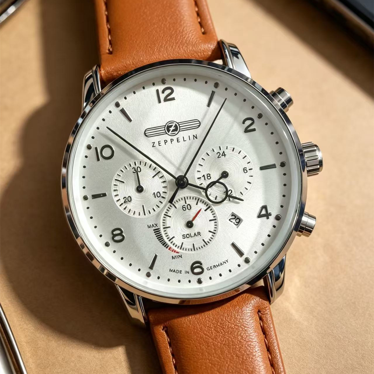 Zeppelin Airship Otomatik Tari - Leather Watch Band Men incelemesi ve fiyatı