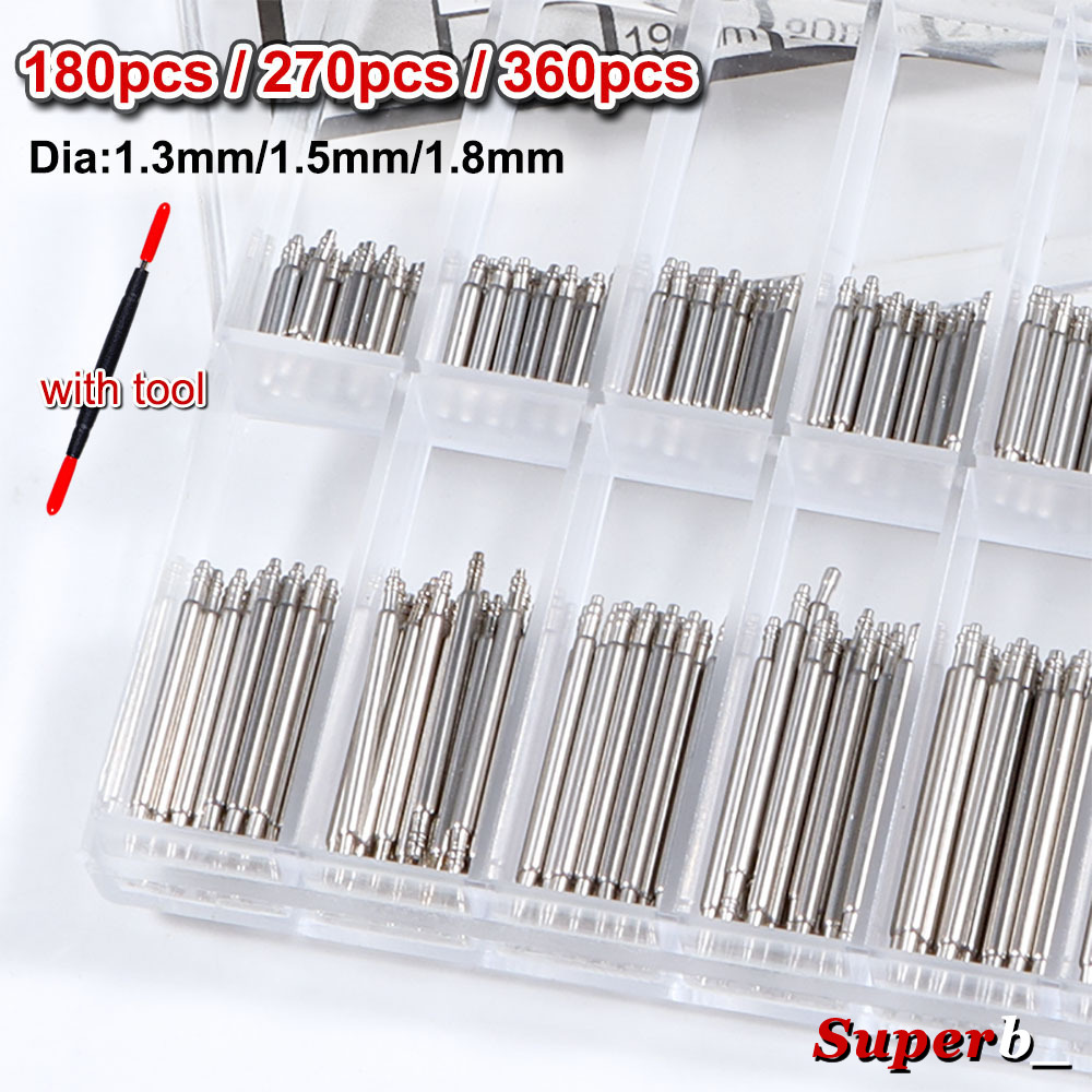 360 adet Dia 1.3mm/1.5mm/1.8mm - Spring Bar Tool Set incelemesi ve fiyatı
