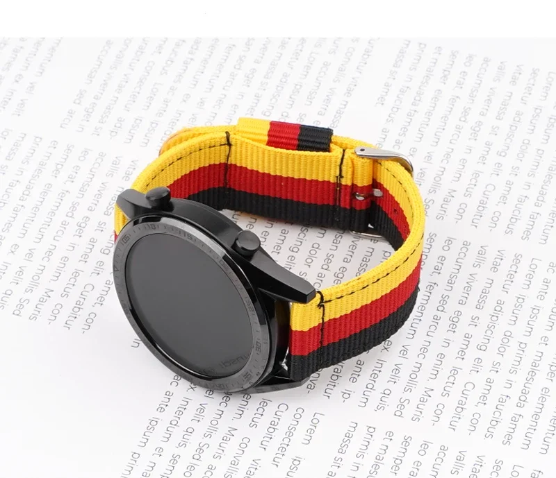 20mm 22mm Dokuma Naylon Kayış  - Canvas Strap Watch incelemesi ve fiyatı
