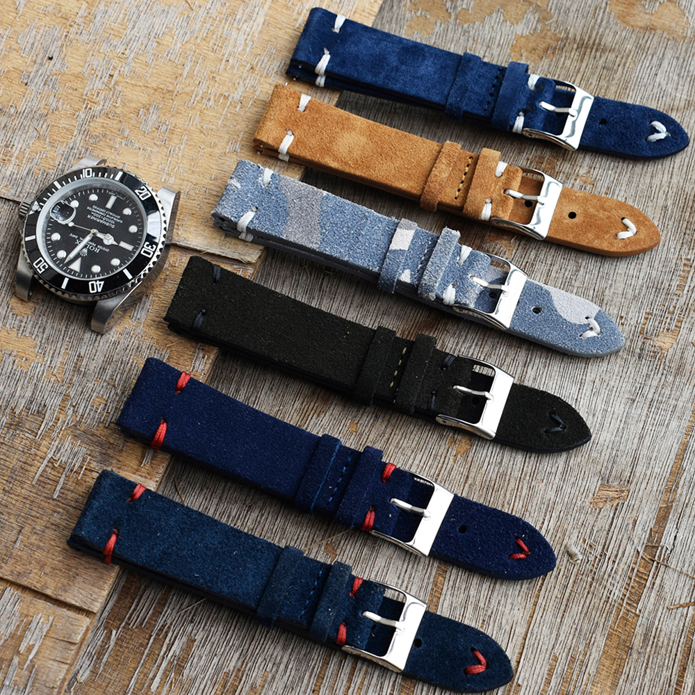 Yüksek kalite Vintage süet der - Suede Strap Watch incelemesi ve fiyatı