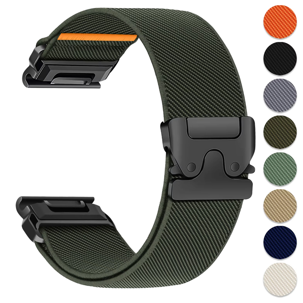 Garmin Fenix 8 47mm 7 Pro 7X 6 - Parachute Strap Elastic incelemesi ve fiyatı