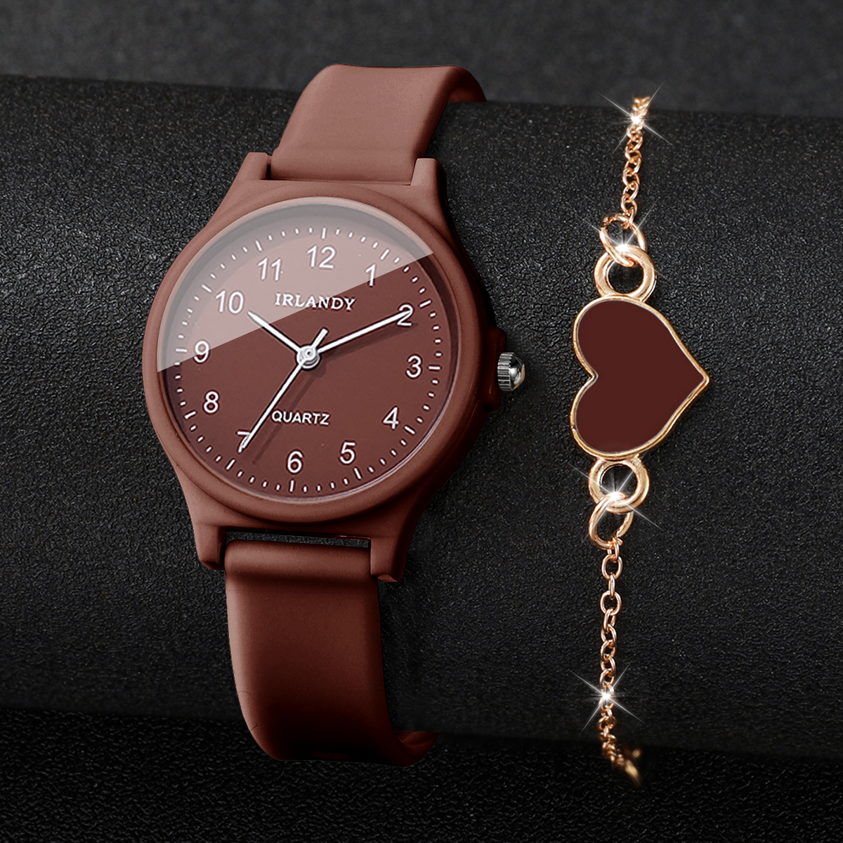 2 adet moda arapça kadran kadı - Silicone Band Women incelemesi ve fiyatı