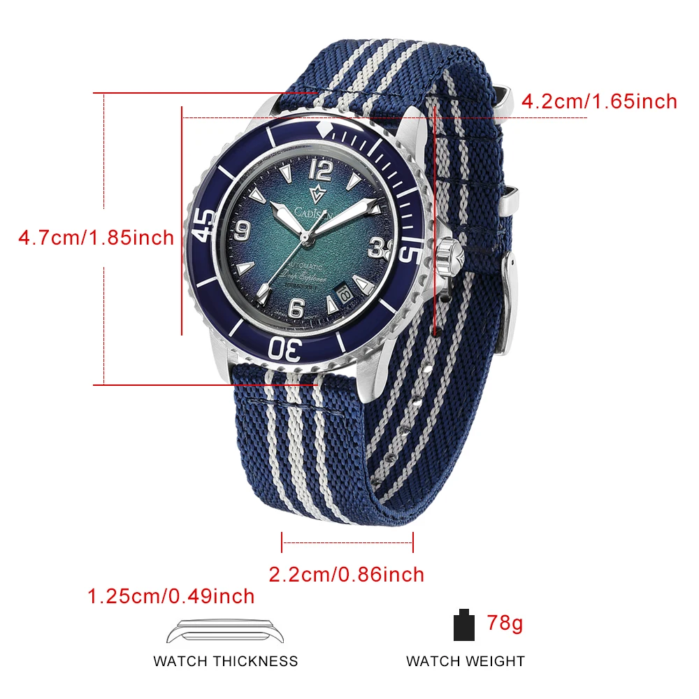 CADISEN Derin Explorer MIYOTA  - Canvas Strap Watch incelemesi ve fiyatı