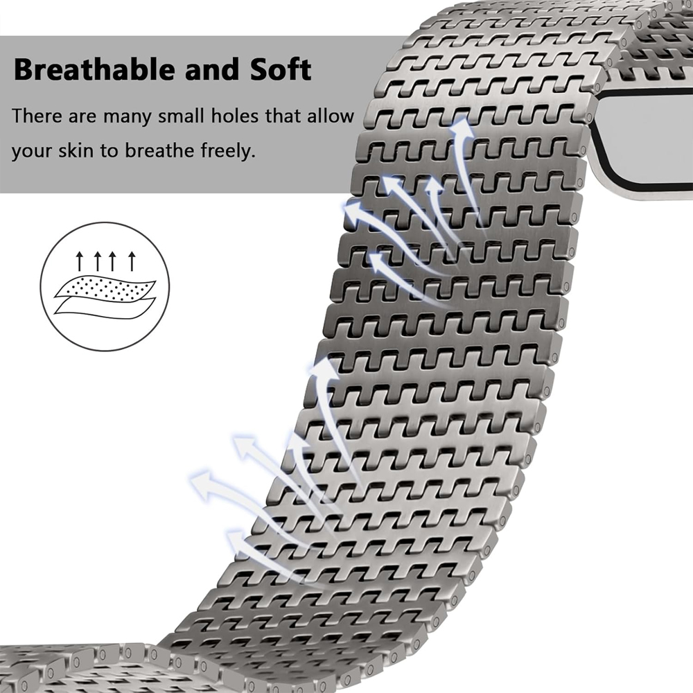 Apple Watch bandı için titanyu - Milanese Loop Magnetic incelemesi ve fiyatı