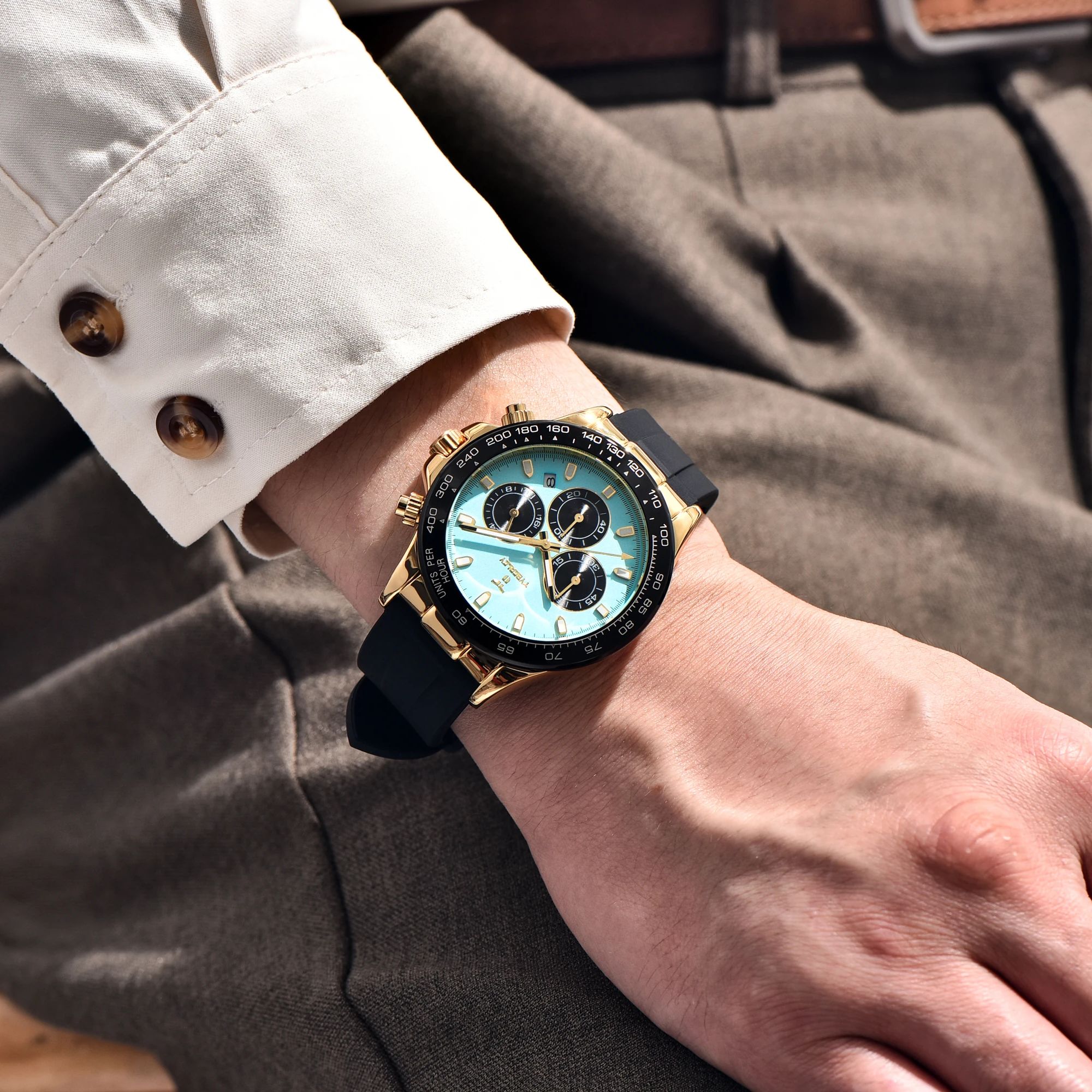TYBERLEY Sofistike Zarafet Erk - Rubber Strap Diver incelemesi ve fiyatı