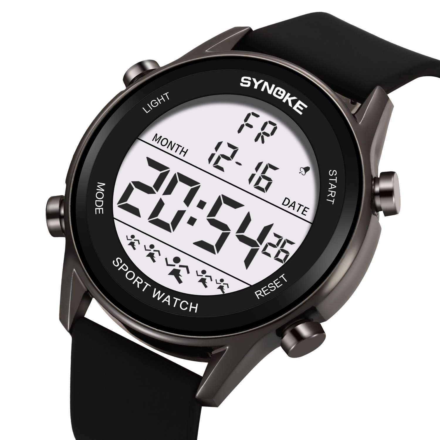 Erkekler için dijital saatler  - Rubber Strap Diver incelemesi ve fiyatı