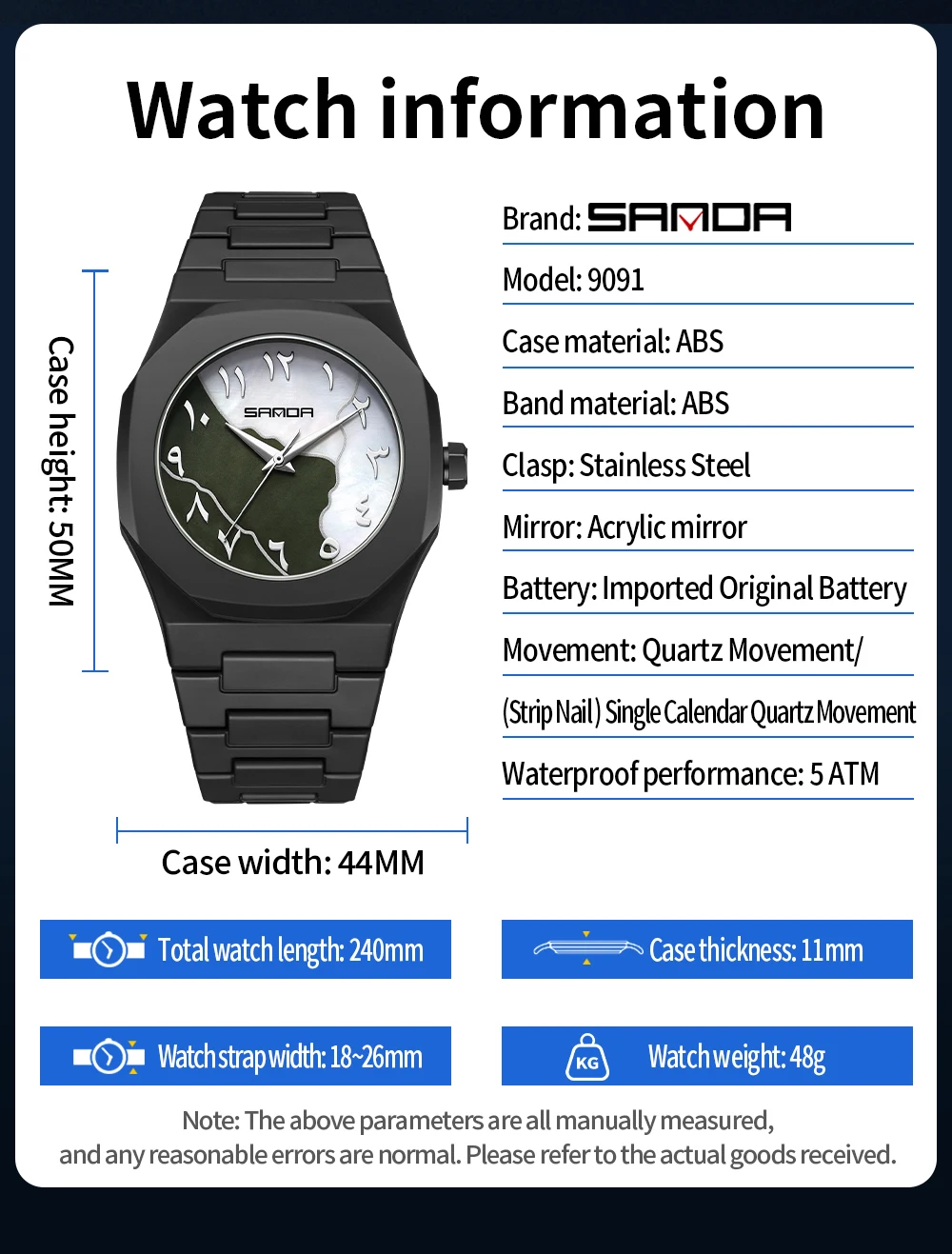 2025 SANDA Moda Erkek ve Kadın - Rubber Strap Diver incelemesi ve fiyatı