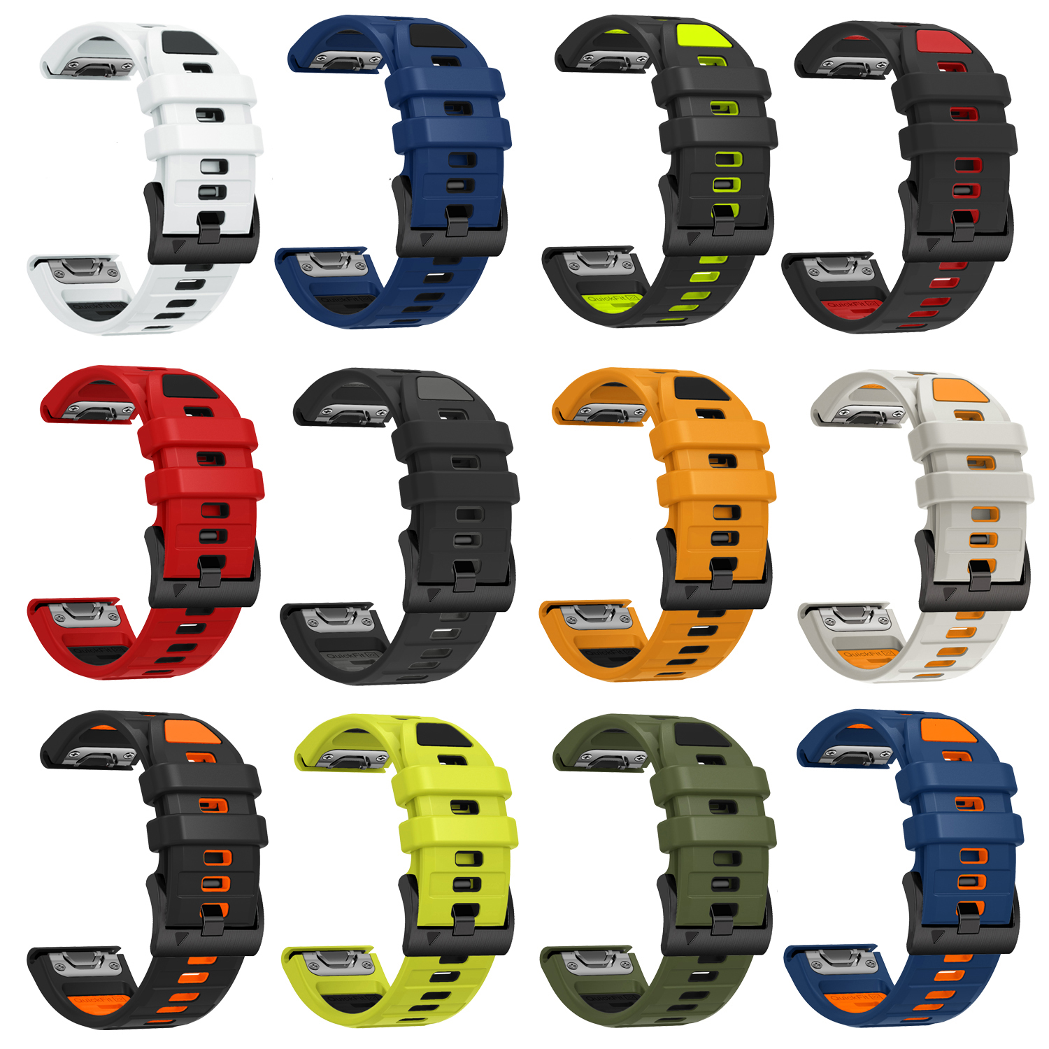 Fenix E 47mm Resmi QuickFit 22 - Silicone Watch Band 22Mm incelemesi ve fiyatı