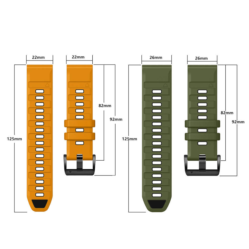 Fenix E 47mm Resmi QuickFit 22 - Silicone Watch Band 22Mm incelemesi ve fiyatı