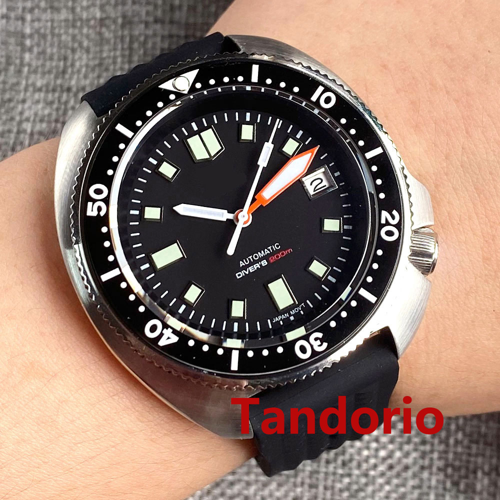 Tandorio 44mm Japonya NH35/PT5 - Rubber Strap Diver incelemesi ve fiyatı