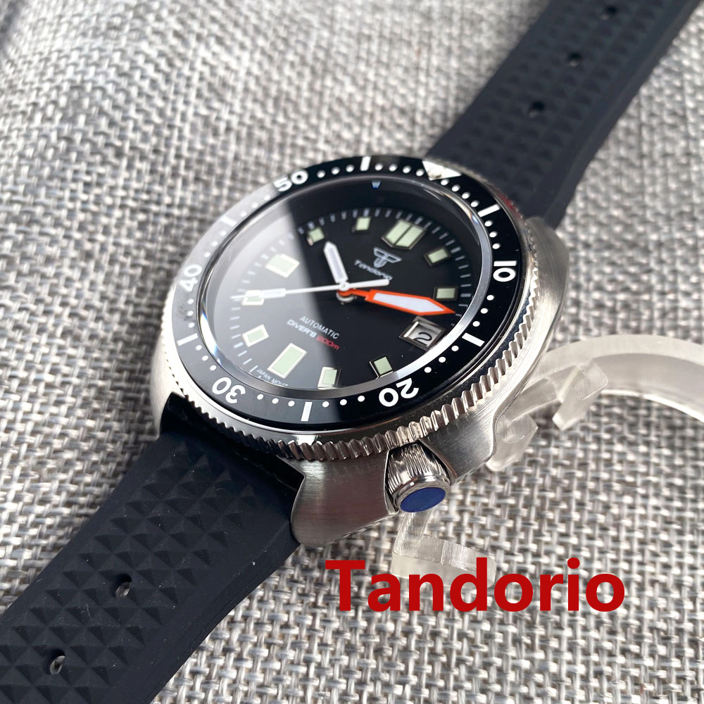 Tandorio 44mm Japonya NH35/PT5 - Rubber Strap Diver incelemesi ve fiyatı