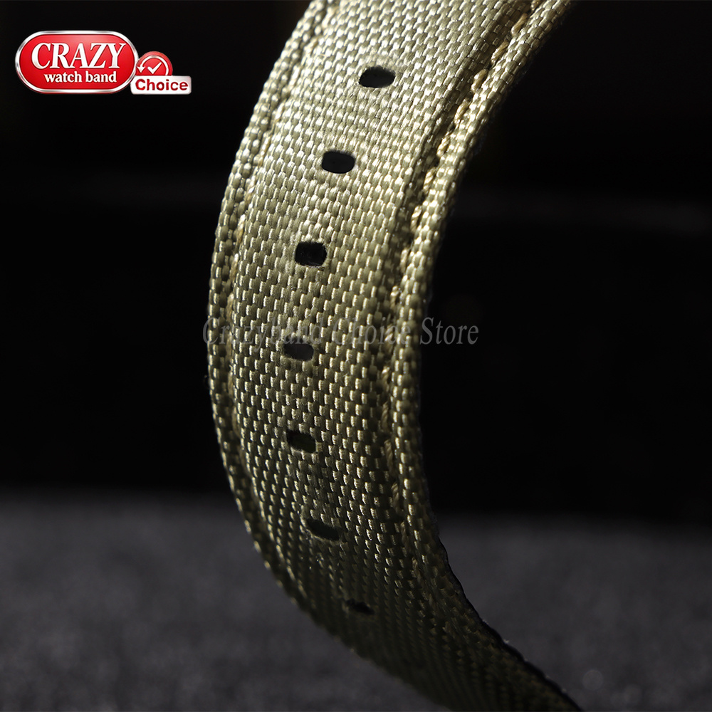 20mm 22mm Kanvas Deri Örgü Nay - Canvas Strap Watch incelemesi ve fiyatı