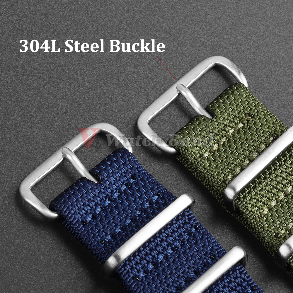 Yoğun Naylon Kayış 20mm 22mm D - Perlon Strap Woven incelemesi ve fiyatı