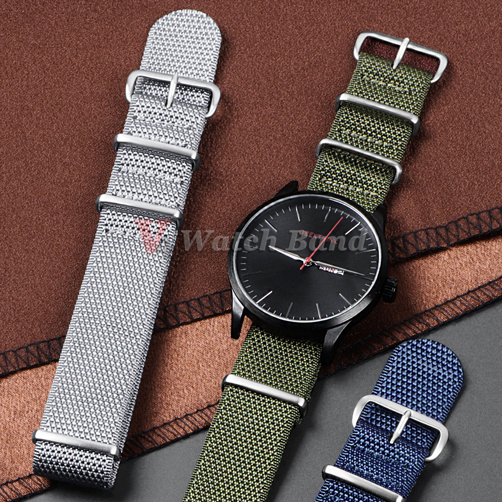Yoğun Naylon Kayış 20mm 22mm D - Perlon Strap Woven incelemesi ve fiyatı